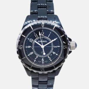 Chanel J12 H0682 Quartz Black Ceramic Women's Wristwatch 33 mm