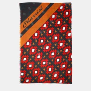 Charriol Orange/Grey/Red Scarf