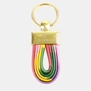 Charriol Multicolored Leather  Key Chain
