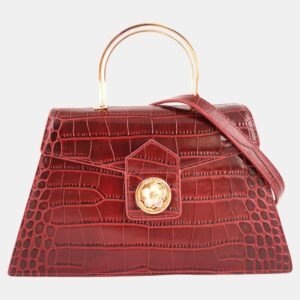 Charriol Bordeaux Leather Laetitia Crossbody bag