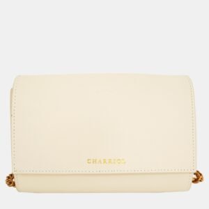 Charriol OffWhite Leather Chameleon Crossbody