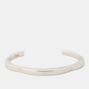 Chloe Silver Tone Open Cuff Bracelet