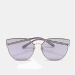 Chopard Purple SCHF 78S Crystals Cat Eye Sunglasses