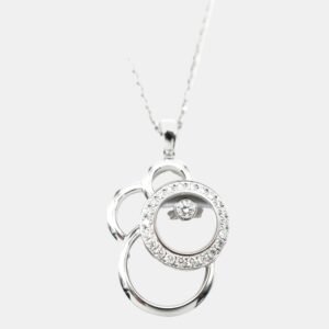 Chopard 18KT White Gold Happy Diamonds Pendant in 0.39 CTW