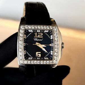 luxury-women-chopard-used-watches-p1143657-005 Chopard Customised Diamond Stainless Steel Two O Ten 128464-3006 Quartz Women's Wristwatch 29 mm