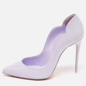 Christian Louboutin Purple Patent Leather Hot Chick Pumps Size 37.5