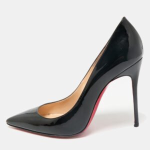 Christian Louboutin Black Patent Leather Pigalle Pumps Size 39