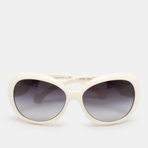 D&G White Acetate 8063 Round Sunglasses