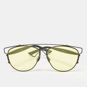 Dior Yellow/Black 65Z2K Technologic Aviator Sunglasses