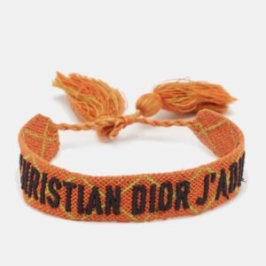 Dior J'Adior Woven Fabric Friendship Bracelet