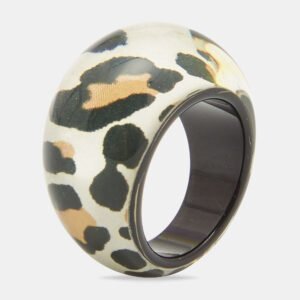 Dior Resin Leopard Printed Ring