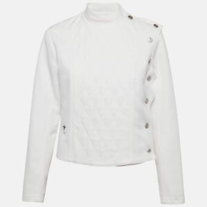 Christian Dior White Cotton Jacket M