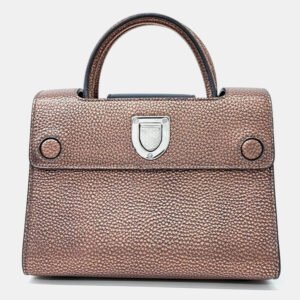 Dior Brown Leather Diorever Handbag