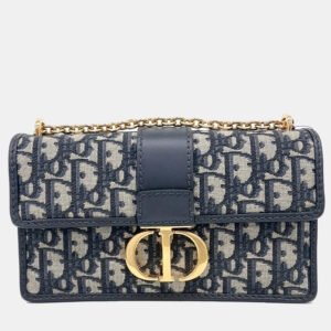 luxury-women-dior-used-handbags-p1025998-001 Christian Dior Oblique 30 Montaine East West Chain Bag