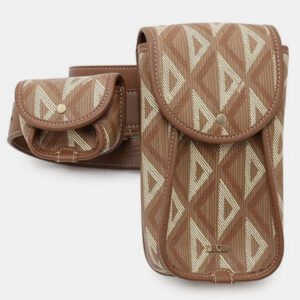 Dior Brown PVC Hit the Road Waist Bag