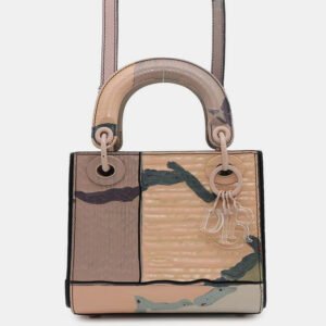 Dior Multicolor Leather Lady Dior Shoulder Bag