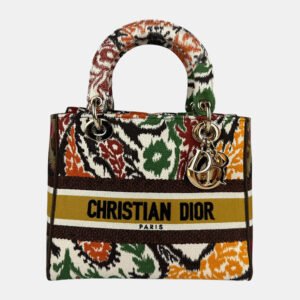 Dior Brown Canvas Lady D-Lite Shoulder Bag