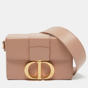 Dior Beige Leather 30 Montaigne Box Bag