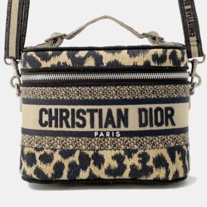 Dior Metallic Pink Patent Leather Lady Dior Micro Cannage Medium Tote Bag