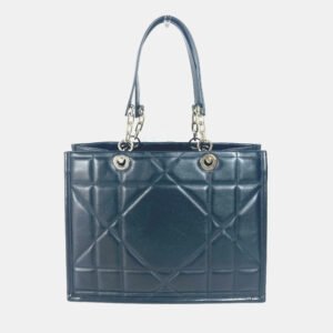 Dior Black Leather Essential Small Tote Bag