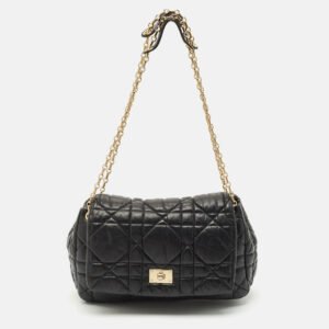 luxury-women-dior-used-handbags-p1146125-014.jpg dior black cannage leather milly la foret shoulder bag