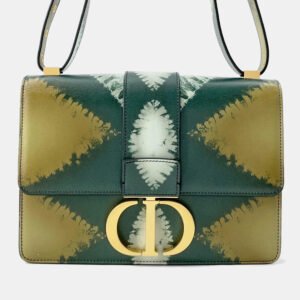 luxury-women-dior-used-handbags-p1157685-002 Dior Green Leather 30 Montaigne Shoulder Bag