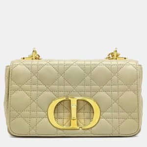 Dior Beige Leather Carobac Small bag