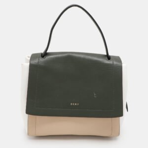 Dkny Tricolor Leather Top Handle Bag