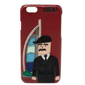 Dolce & Gabbana Red Leather DG Loves Dubai iPhone 6 Cover