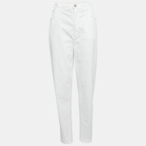 Dolce & Gabbana White Denim Amber Jeans L Waist 34"