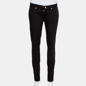 Dolce & Gabbana Black Denim Zip Detail Pretty Skinny Jeans M