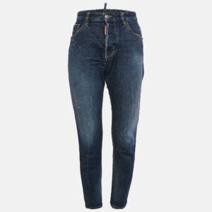 Dsquared2 Blue Washed Denim Skinny Dan Jeans S Waist 31"