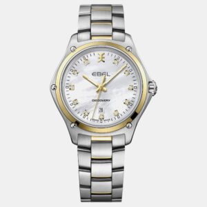 Ebel Silver Stainless Steel Discovery 1216498 Quartz Women's Wristwatch 33mm