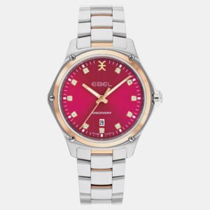 Ebel Pink Stainless Steel Discovery 1216496 Quartz Women's Wristwatch 33mm