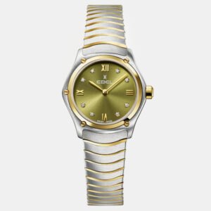 Ebel Green Stainless Steel Sport Classic 1216441A Quartz Women's Wristwatch 24 mm