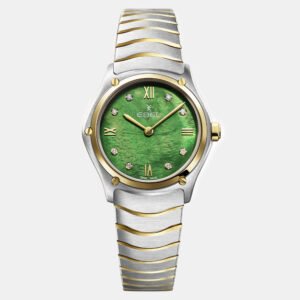 luxury-women-ebel-used-watches-p1152847-001 Ebel Green Stainless Steel Sport Classic 1216541 Quartz Women's Wristwatch 29 mm