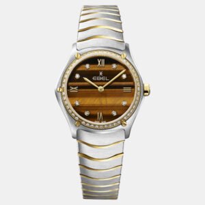 luxury-women-ebel-used-watches-p1152859-002 Ebel Brown Stainless Steel Sport Classic 1216560 Quartz Women's Wristwatch 29 mm