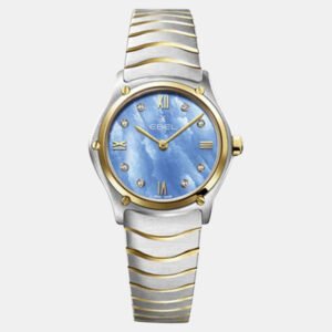 luxury-women-ebel-used-watches-p1152860-001 Ebel Blue Stainless Steel Sport Classic 1216596 Quartz Women's Wristwatch 29 mm
