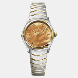 luxury-women-ebel-used-watches-p1152862-001 Ebel Orange Stainless Steel Sport Classic 1216595 Quartz Women's Wristwatch 29 mm