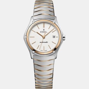 Ebel White Stainless Steel Sport Classic 1216528 Quartz Women's Wristwatch 29 mm