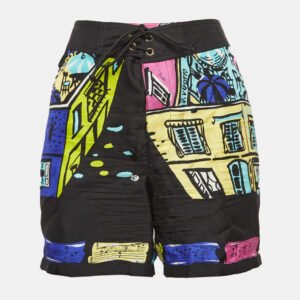 luxury-women-emilio-pucci-used-clothes-p1026812-002 Emilio Pucci Multicolor Printed Silk Shorts S