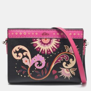 Etro Multicolor Printed Coated Canvas Frame Crossbody Bag