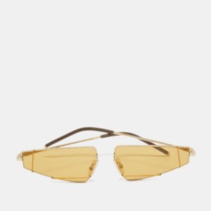 Fendi Yellow FFM0054/S Geometric Sunglasses