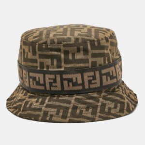 Fendi Brown Zucca Canvas Bucket Hat M