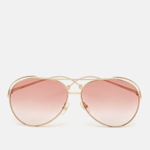 Fendi Pink/Gold Gradient FF0286/S Aviator Sunglasses