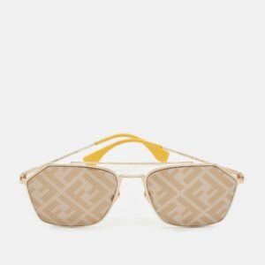 Fendi Brown Zucca FFM0022/S Square Sunglasses