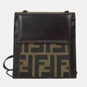 Fendi Brown Zucca Canvas Wallet