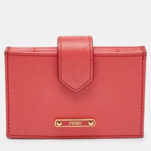 Fendi Multicolor Leather Elite Accordion Card Case