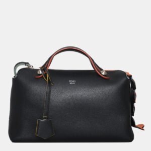 Fendi Black Leather By The Way Bag Medium Bag