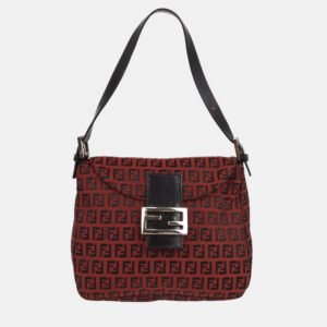 Fendi Red Zucchino Handbag